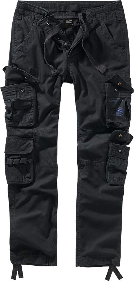 Brandit Pure Slim Fit Kalhoty černá M Obrázek 1