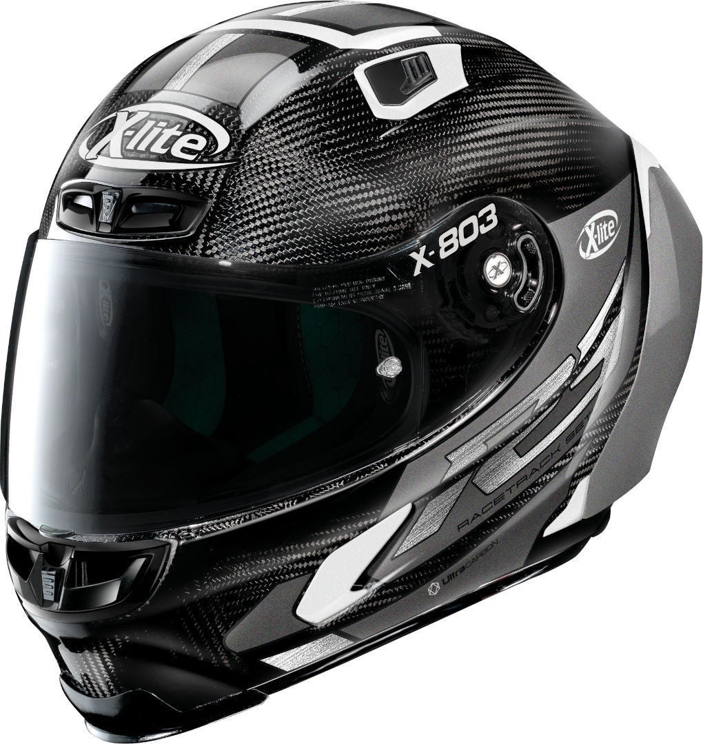 X-Lite X-803 RS Ultra Carbon Skywarp Capacete preto/branco XL (62) Figura 1