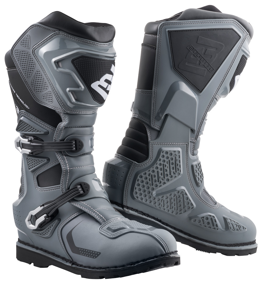 Bogotto RMX3 Bottes Enduro / Motocross imperméables noir/gris 47 Figure 1