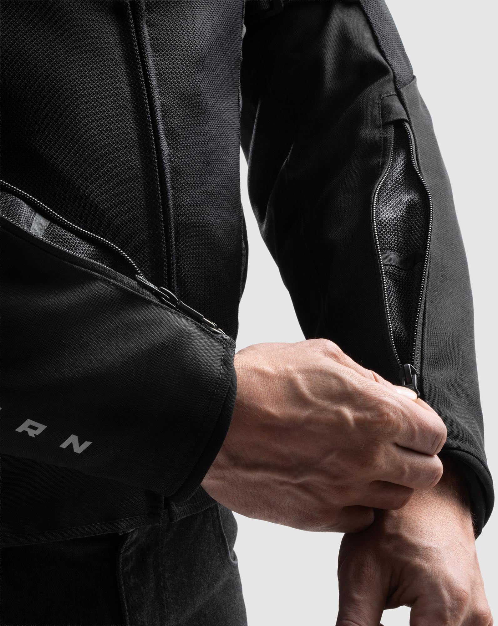 Side view of Rebelhorn Vandal 2 Air waterproof Motorcycle Textile Jacket