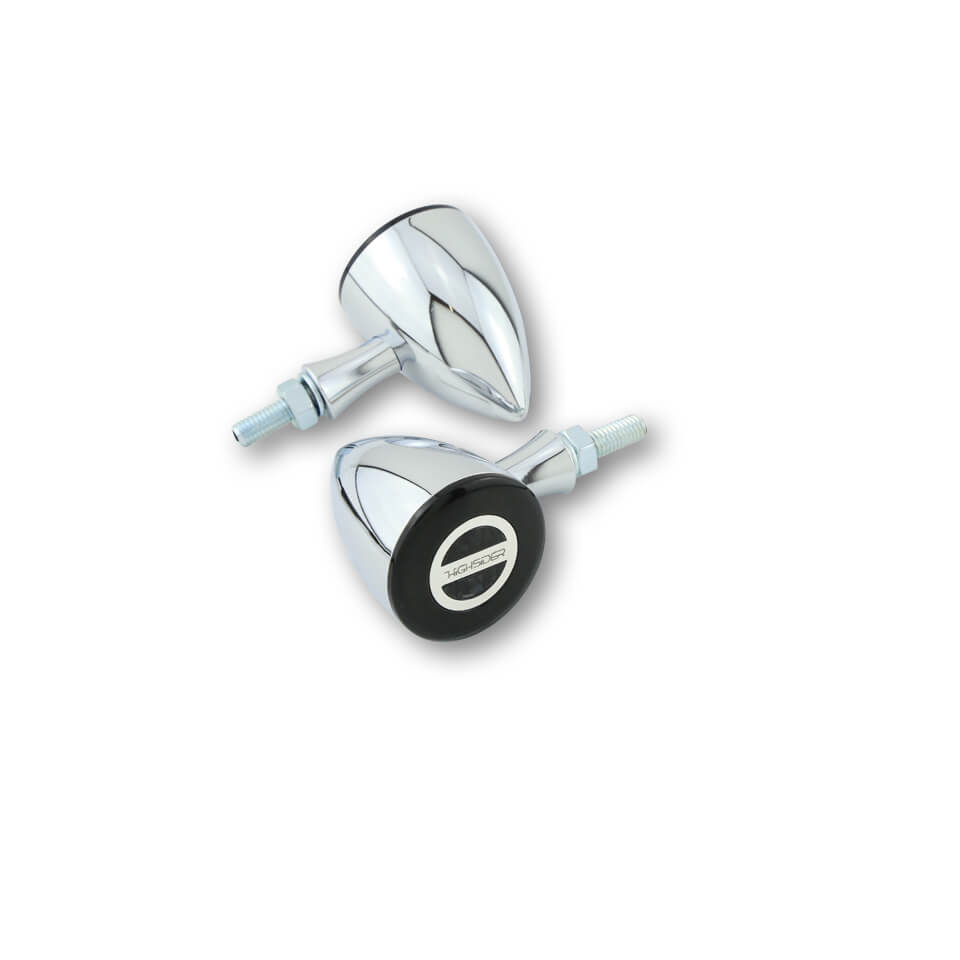 HIGHSIDER ROCKET BULLET LED Blinker/Positionslicht Chrome Figura 1 HIGHSIDER ROCKET BULLET LED Blinker/Positionslicht Chrome Figura 1