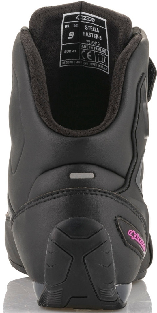 Alpinestars Stella Faster-3 Pantofi de motocicletă pentru femei Negru/roz 9,5 (42) Figura 4