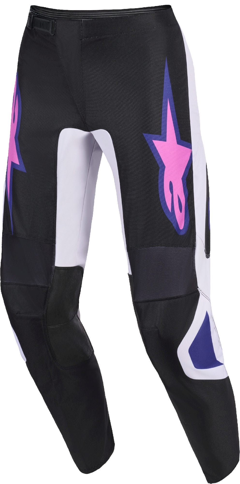 Alpinestars Fluid Grid Pantalons de motocross Noir/Gris/Violet 40 Figure 1