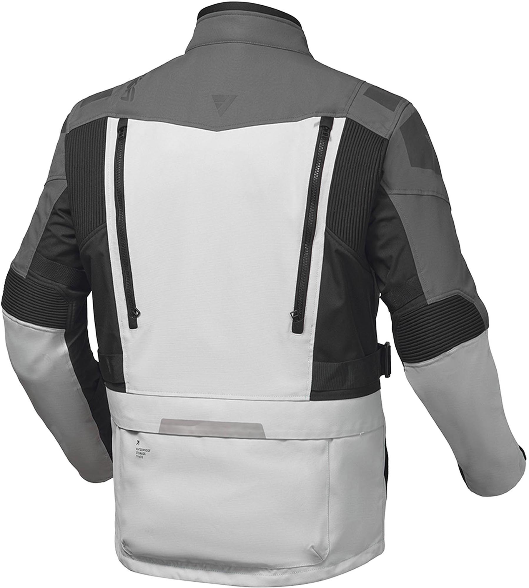Modeka Aeris II Motorrad Textiljacke hellgrau/schwarz L Abbildung 2
