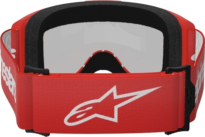 Alpinestars Vision 3 Wordmark Mirror Ochelari de motocross roșu Figura 4