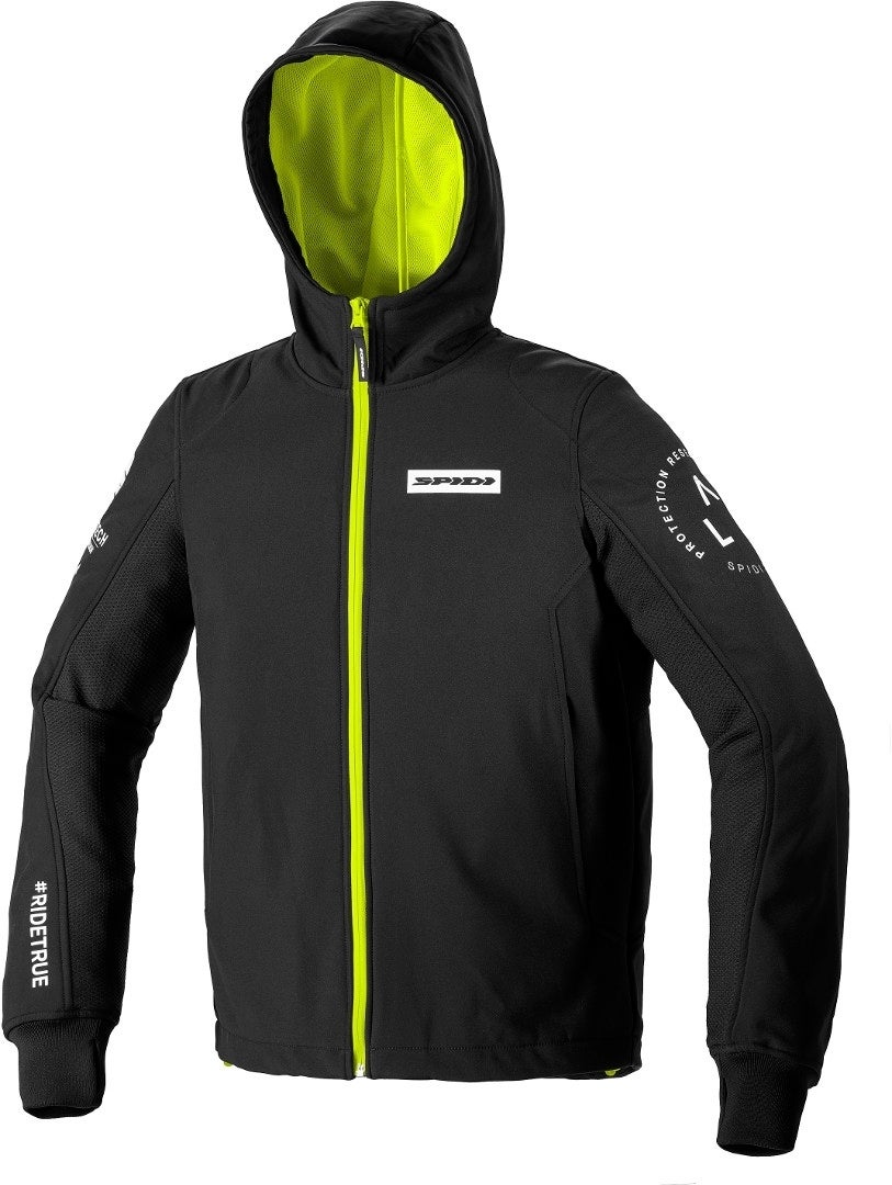 Spidi Armor Evo Motorcykel hoodie sort/gul 3XL Figur 2