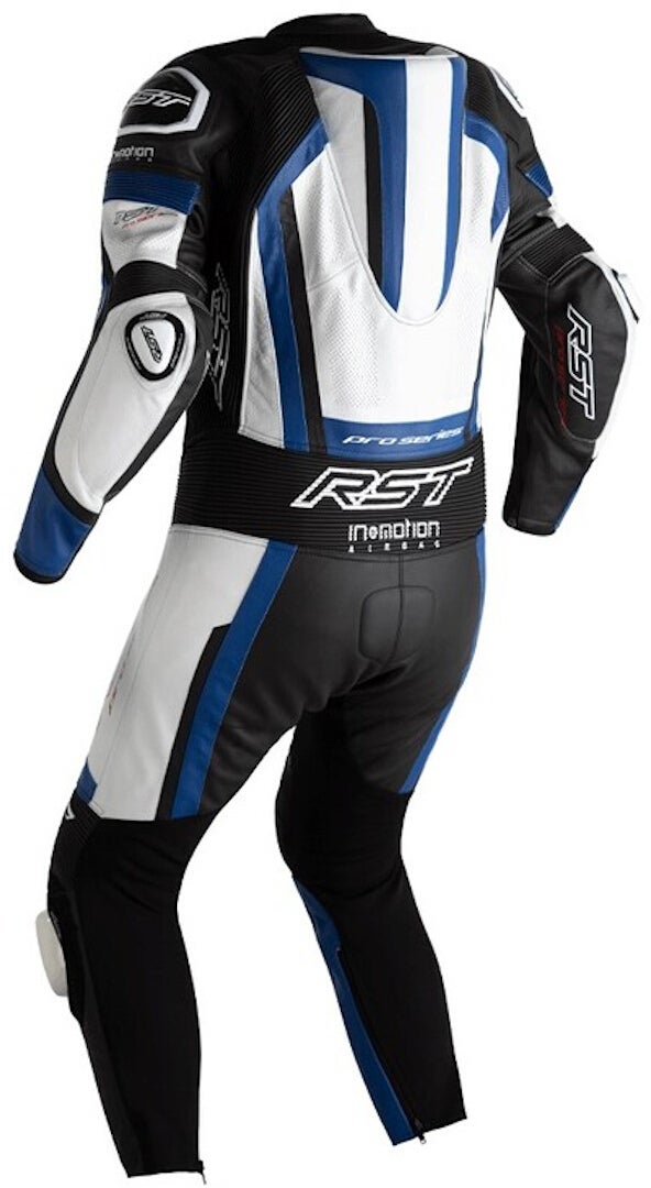 RST Pro Series Evo Airbag Einteilige Motorrad Lederkombi schwarz/weiß/blau 3XL Abbildung 2