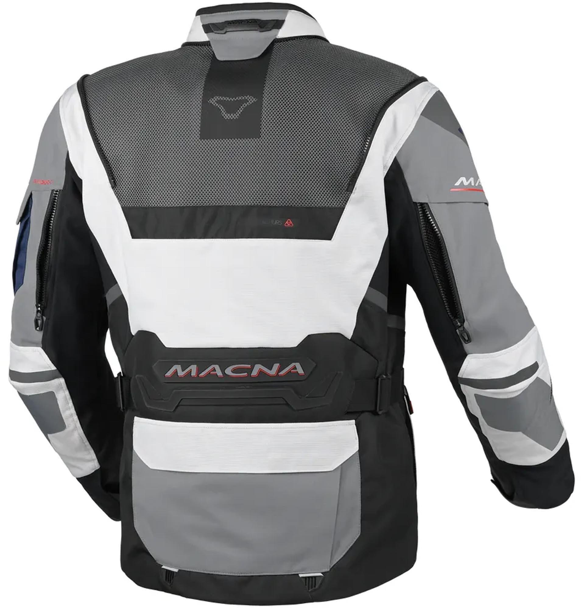 Macna Flexodus waterproof Motorcycle Textile Jacket grey/black L Figure 4