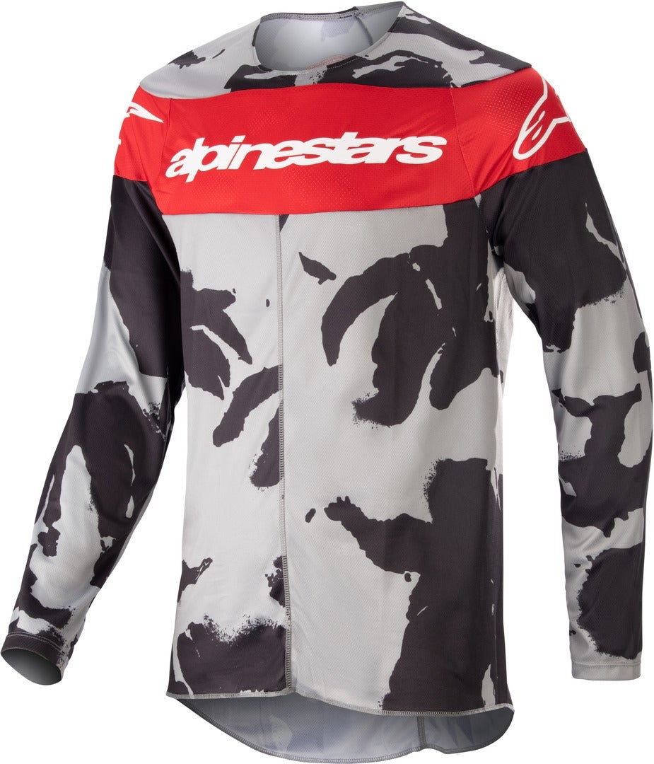 Alpinestars Racer Tactical 2023 Motocross Jersey grau/rot XL Abbildung 1
