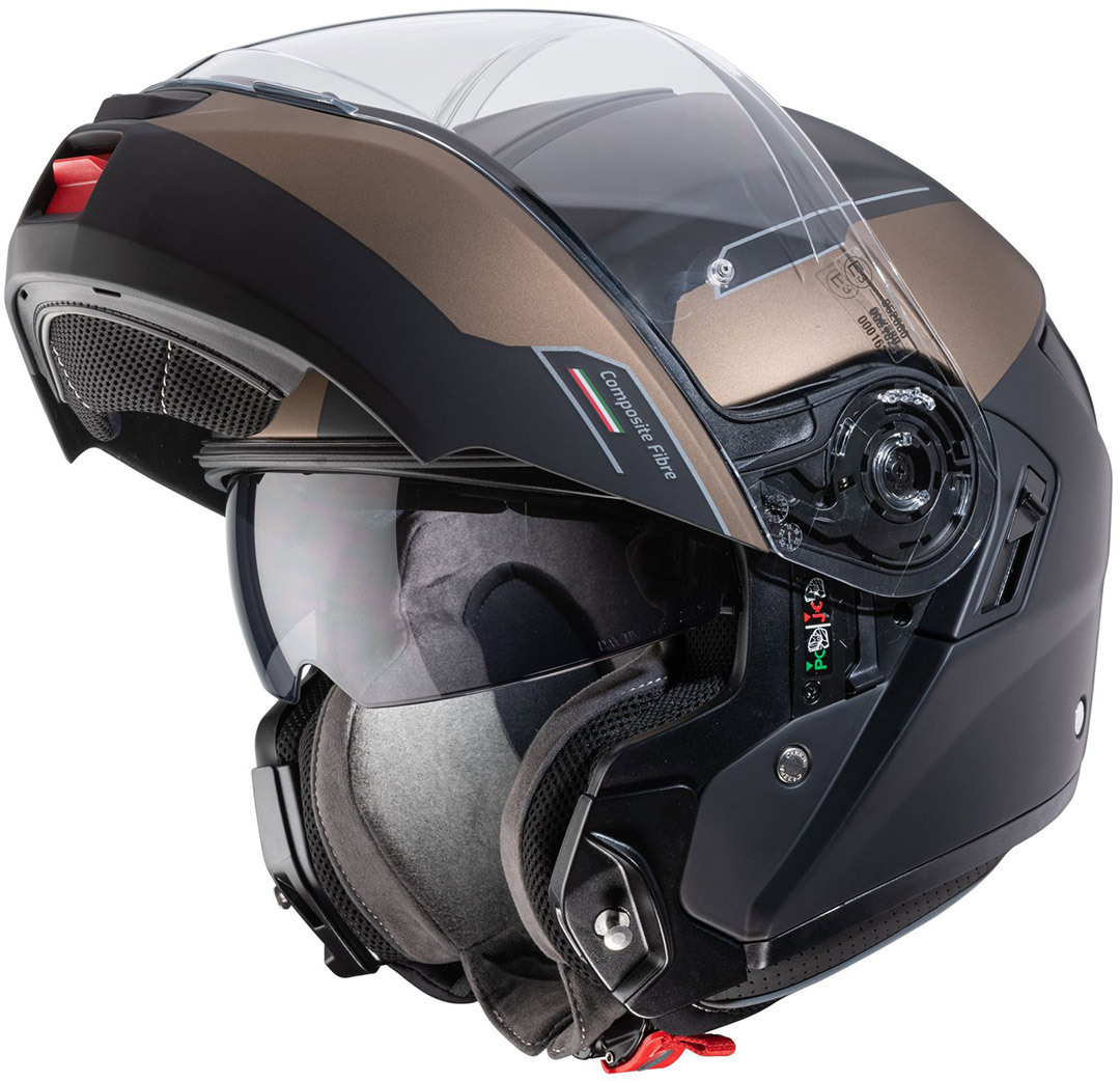 Caberg Levo Prospect Přilba černá matná/světle hnědá S (55/56) Obrázek 3
