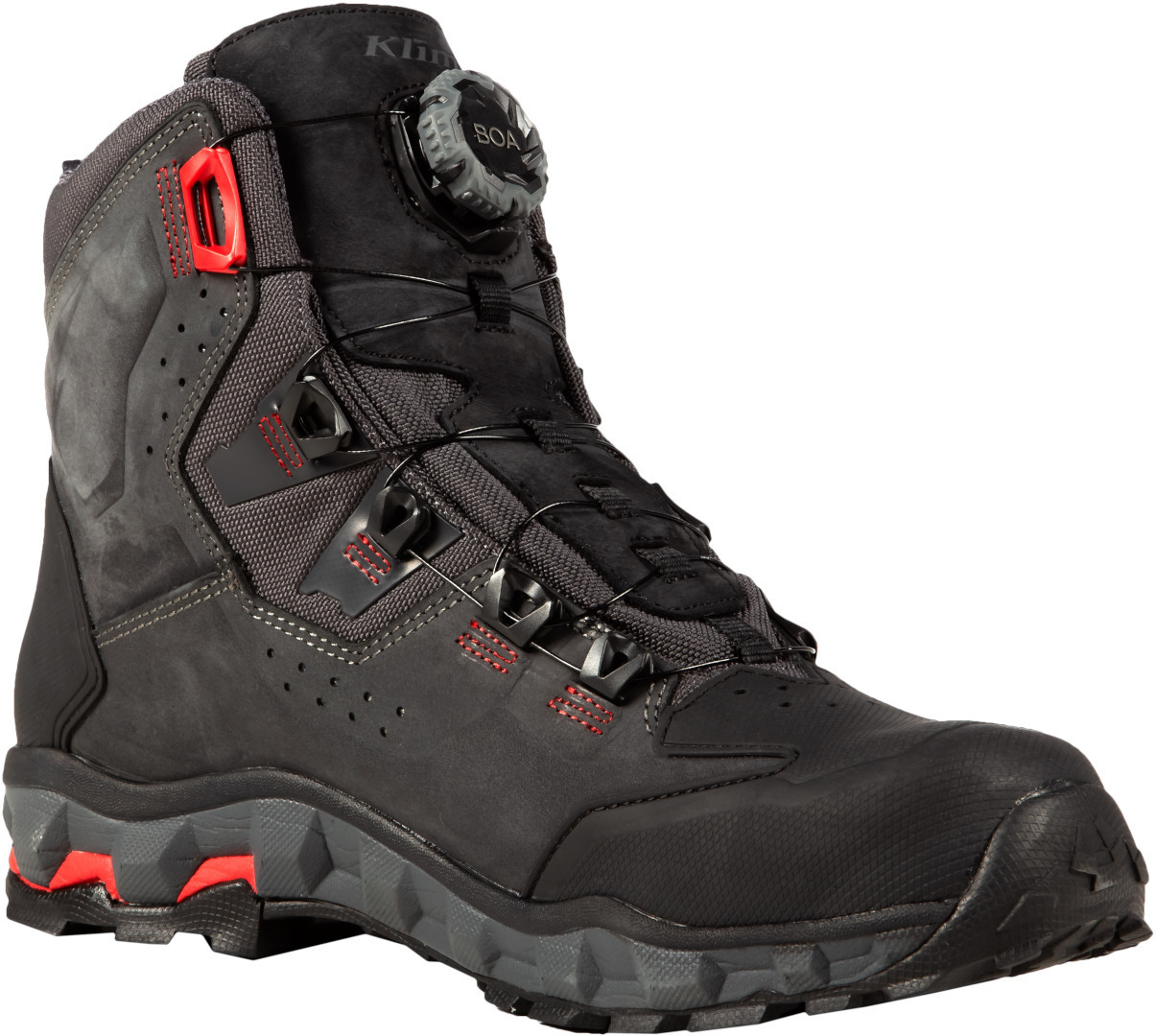 Klim Outlander GTX Motorcycle Boots grey/red 11 Figure 2