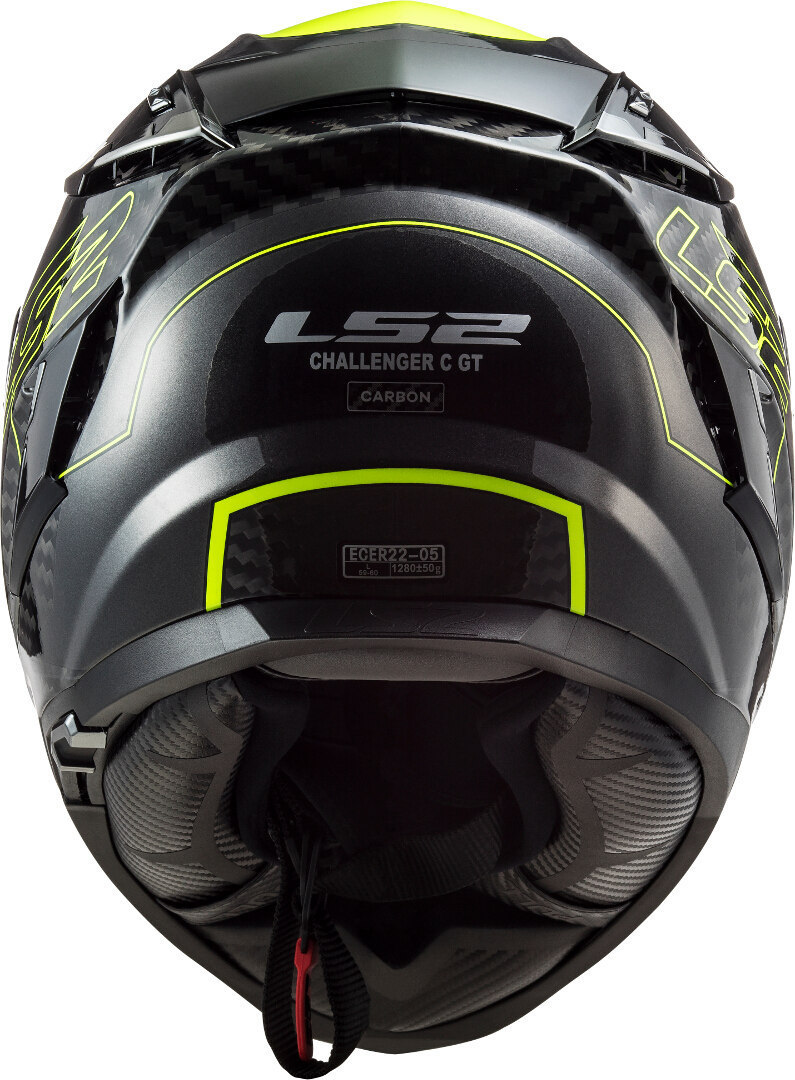 LS2 FF327 Challenger Fold Carbon Helm Geel S (55/56) Figuur 3