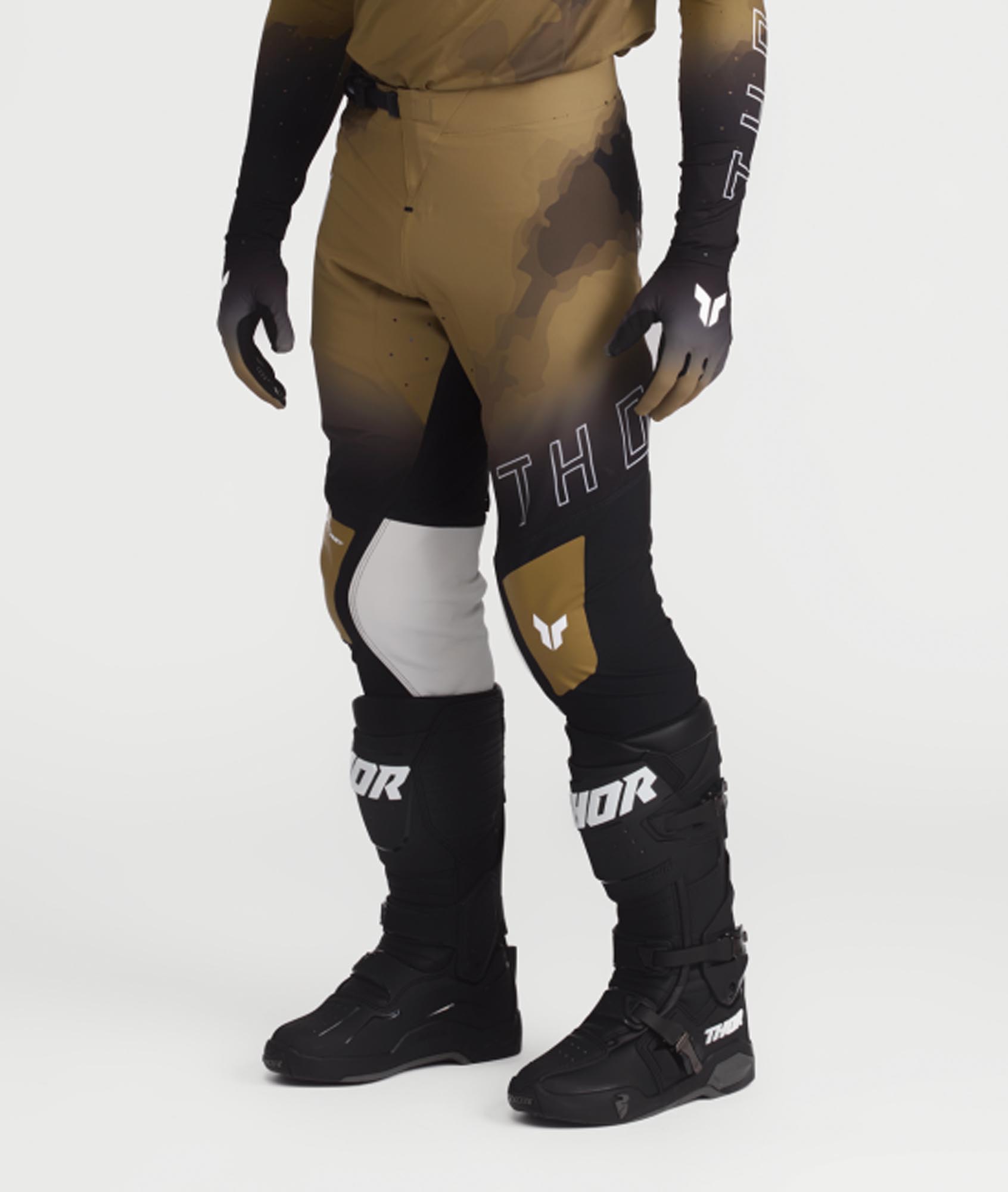 Side view of Thor Sportmode Carbon Motocross Pants