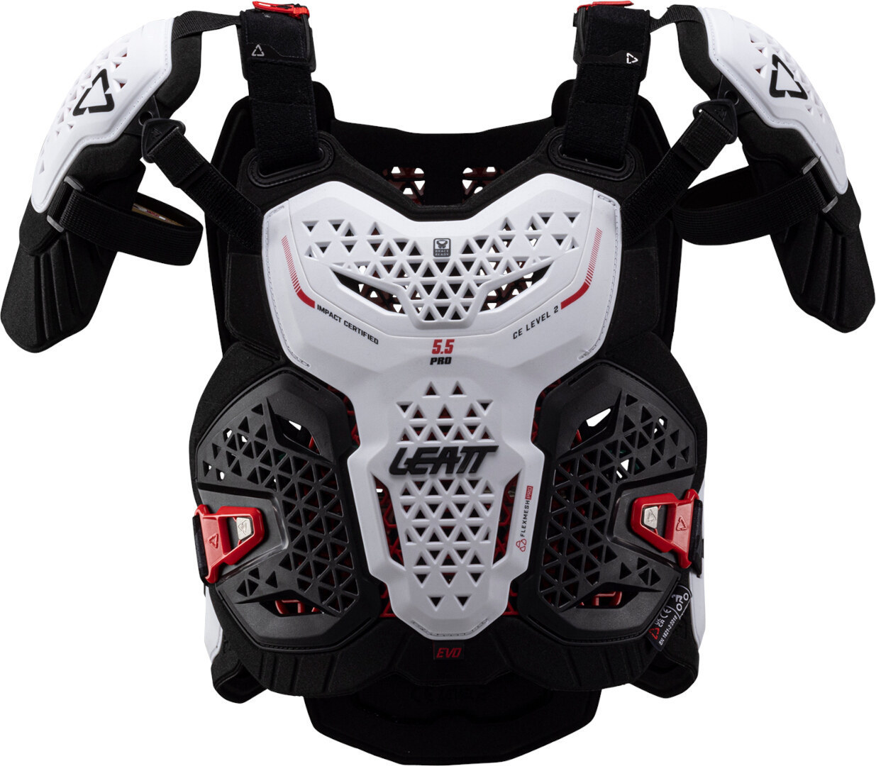 Leatt 5.5 Pro Evo Protector de piept alb L/XL Figura 2