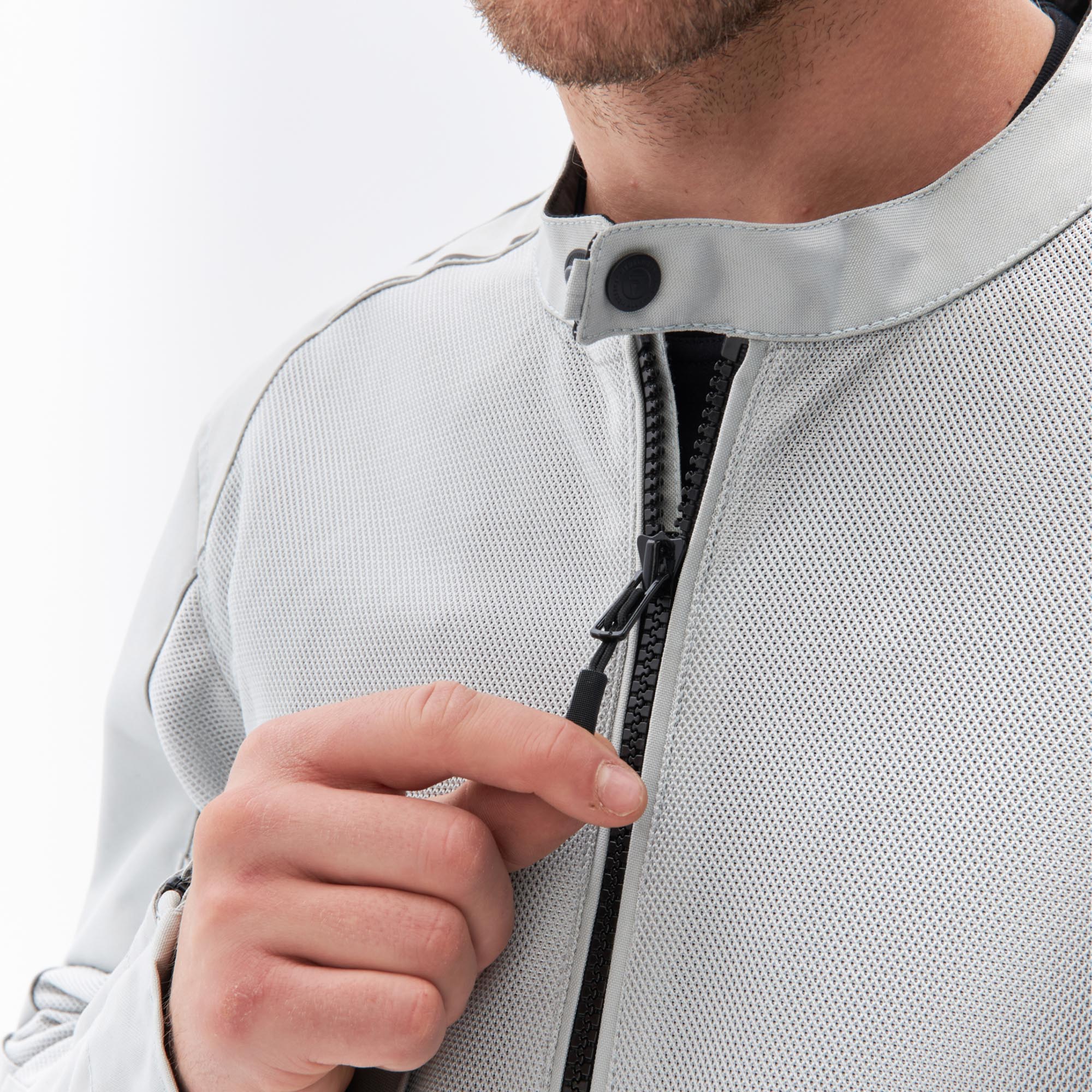 Rebelhorn Wave Motorcycle Textile Jacket grey L Figure 8