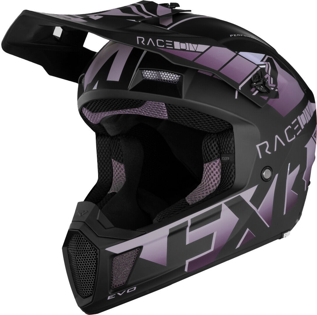 FXR Clutch Evo 2023 Capacete Snowmobile preto/roxo L (59/60) Figura 1