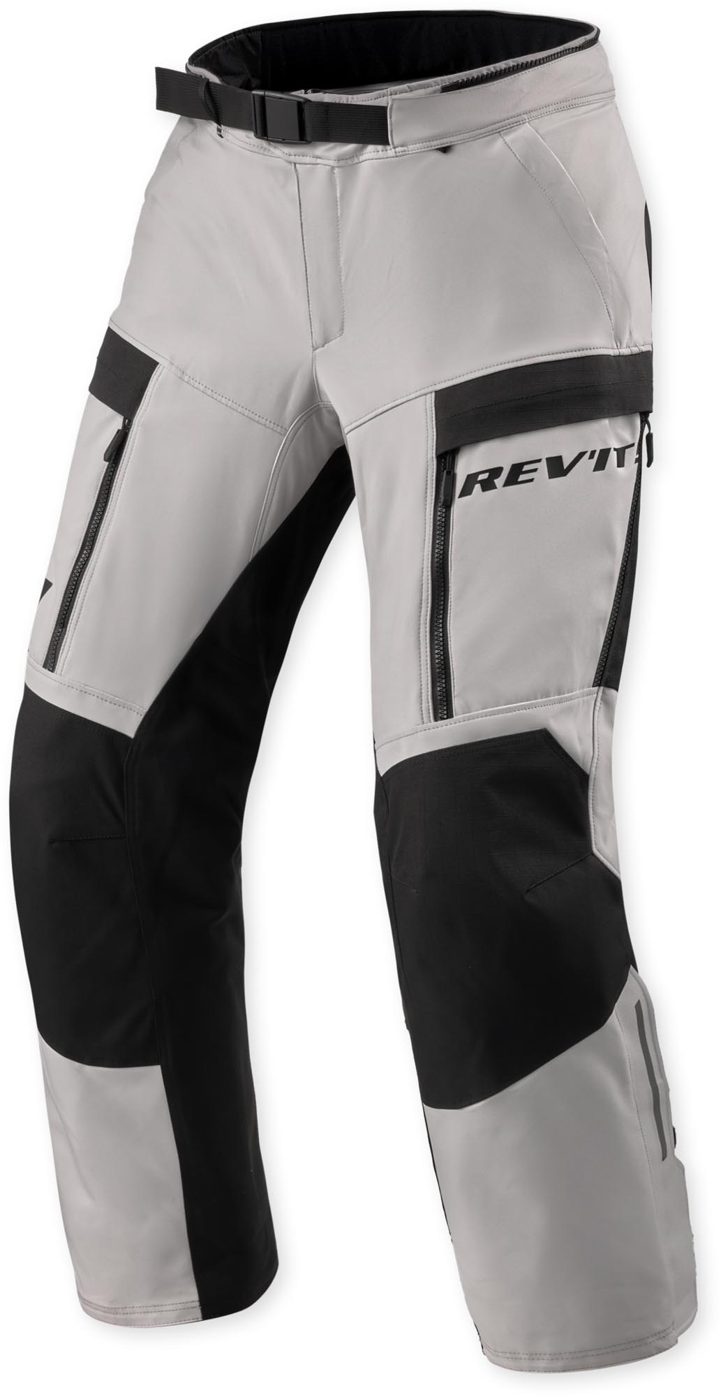 Revit Offtrack 3 H2O waterproof Motorcycle Textile Pants silver/black Short S Figure 1