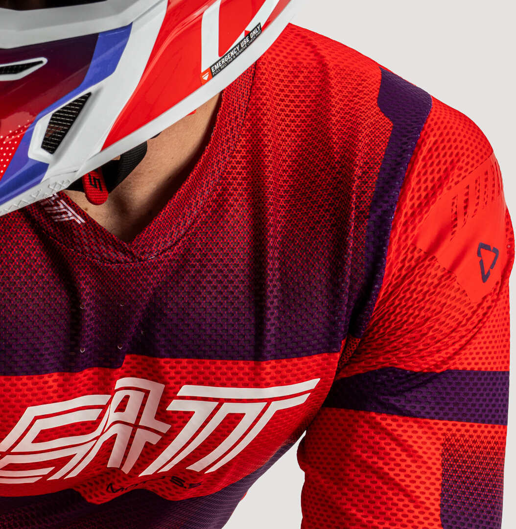 Leatt 5.5 UltraWeld 2025 Maglia da motocross rosso/viola M Figura 7