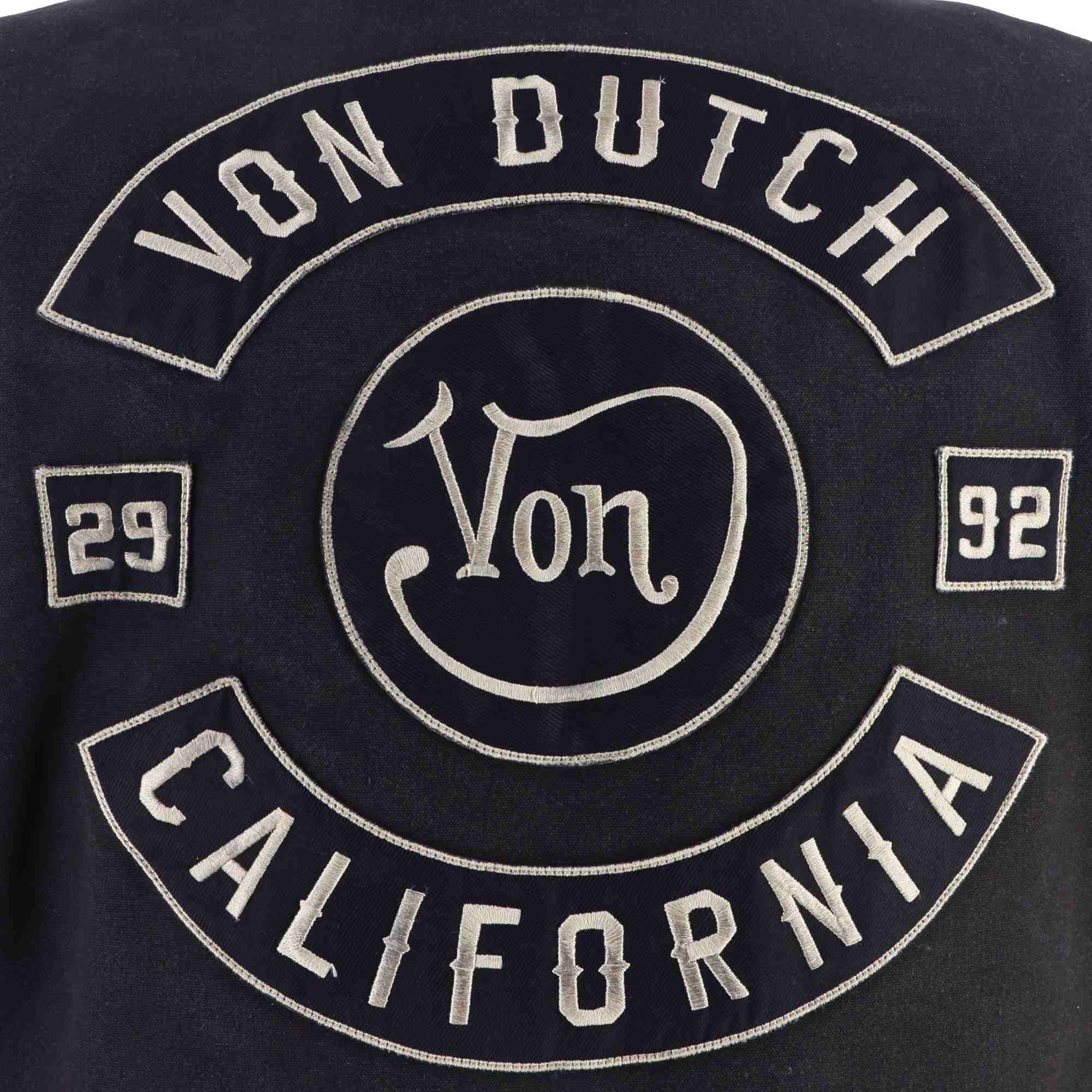 Von Dutch X Helstons Warrior Motorcycle Textile Jacket black 4XL Figure 8