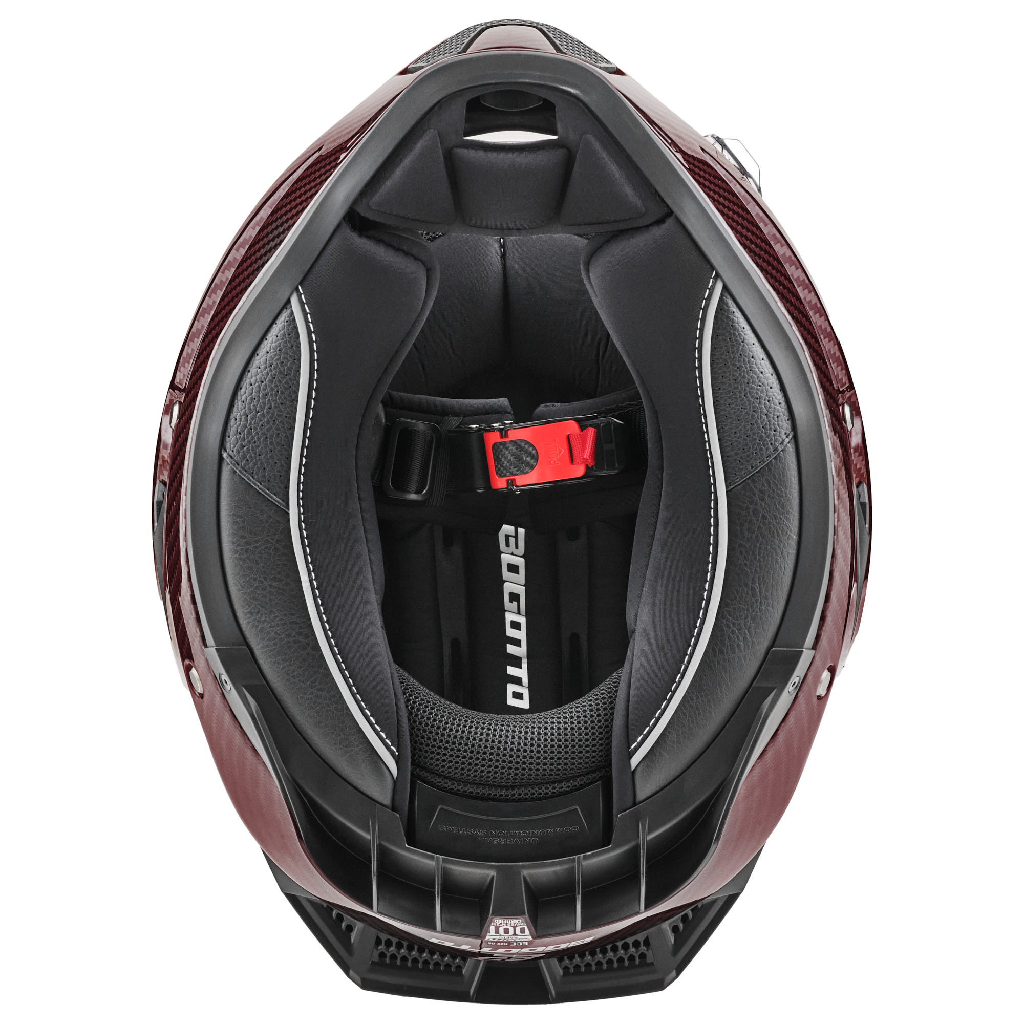 Bogotto Rapto Carbon Helm Rood XL Figuur 8