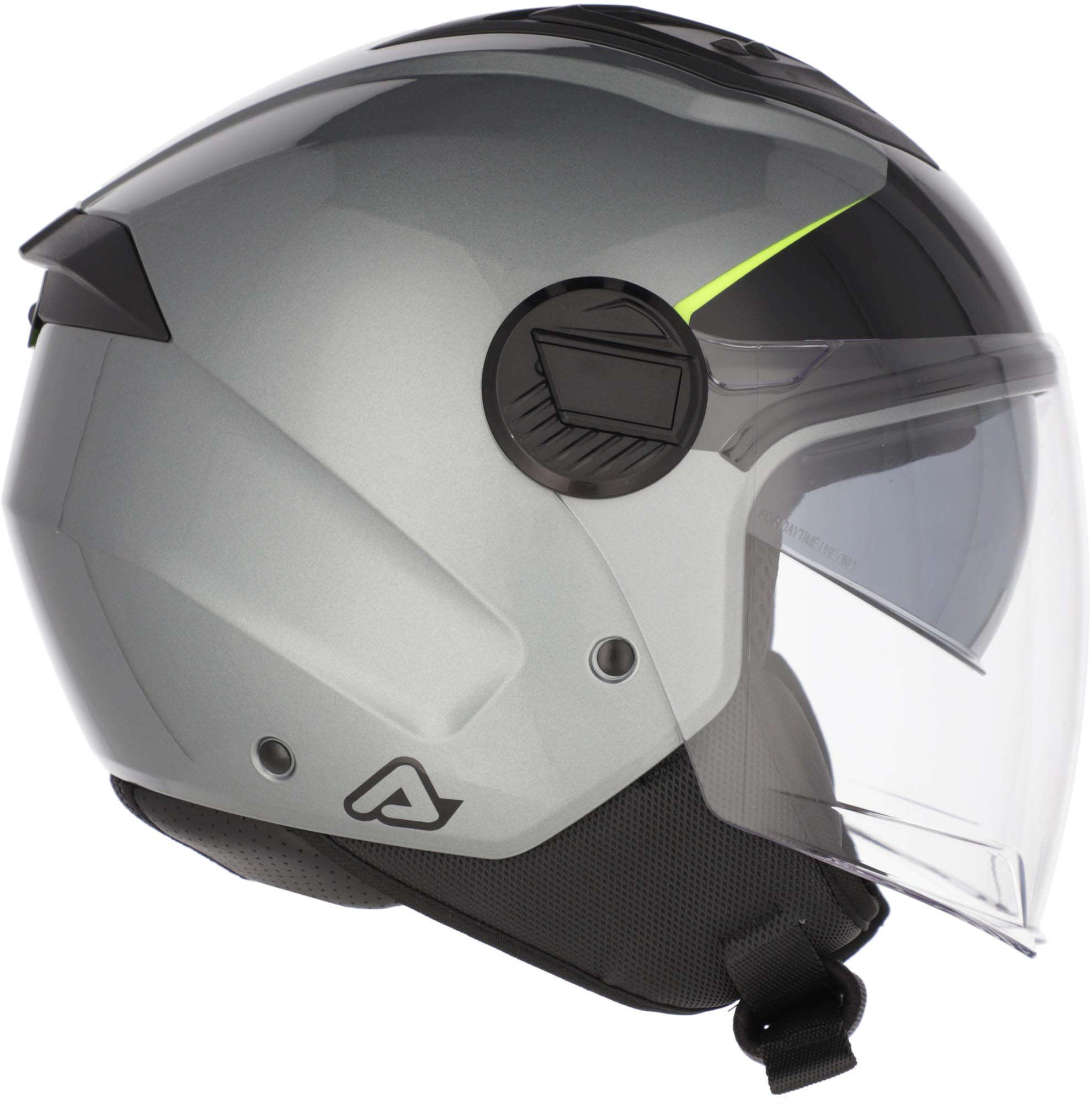 Acerbis Levante Logo Jethjälm silver/gul XS (53/54) Figur 2