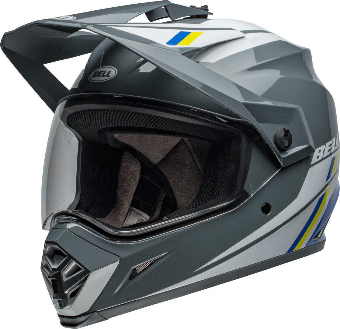 Bell MX-9 Adventure MIPS Alpine Cască de motocross Gri/Alb L (59/60) Figura 1
