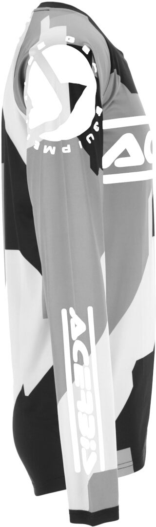 Acerbis MX Linear Sumbawa Motocross trøje sort/grå 3XL Figur 4