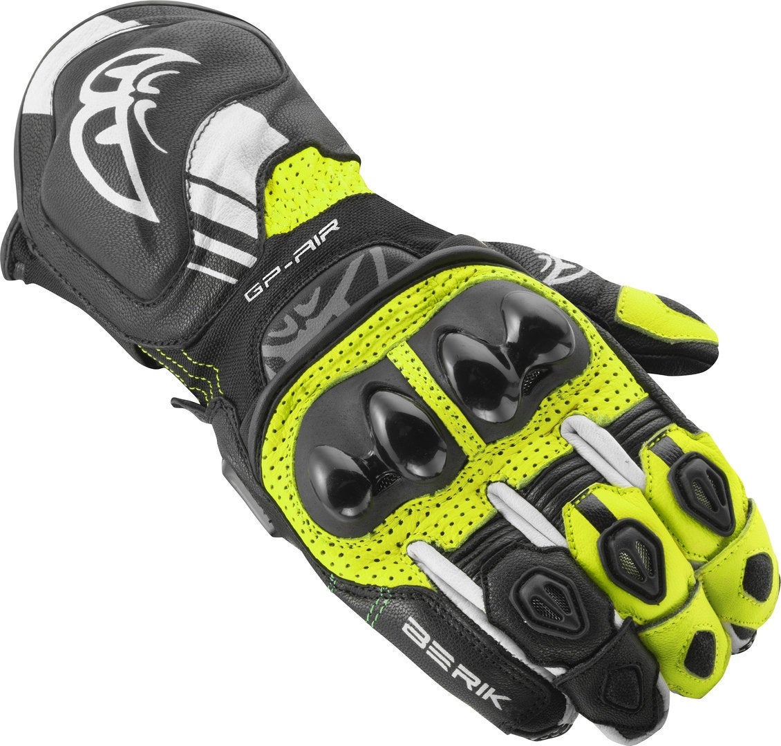 Berik Spa Evo Motorcykel handsker sort/gul L Figur 1