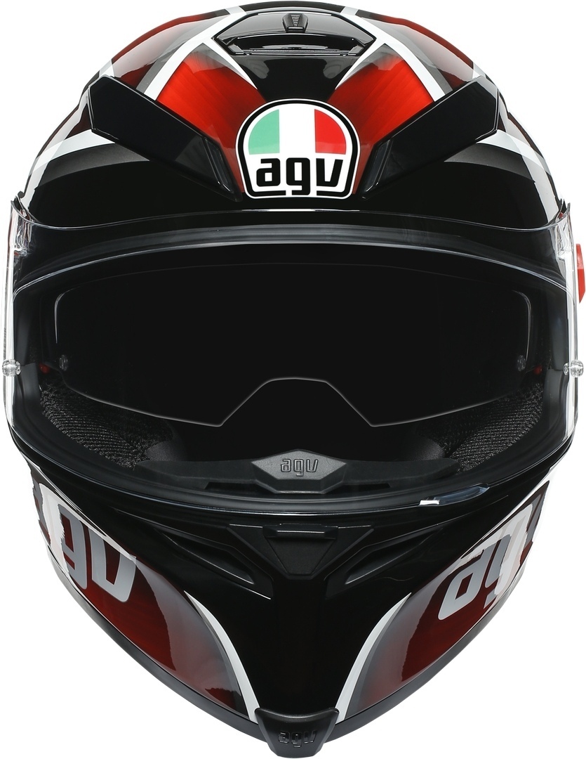AGV K-5 S Tempest Helmet black/red MS (57) Figure 5
