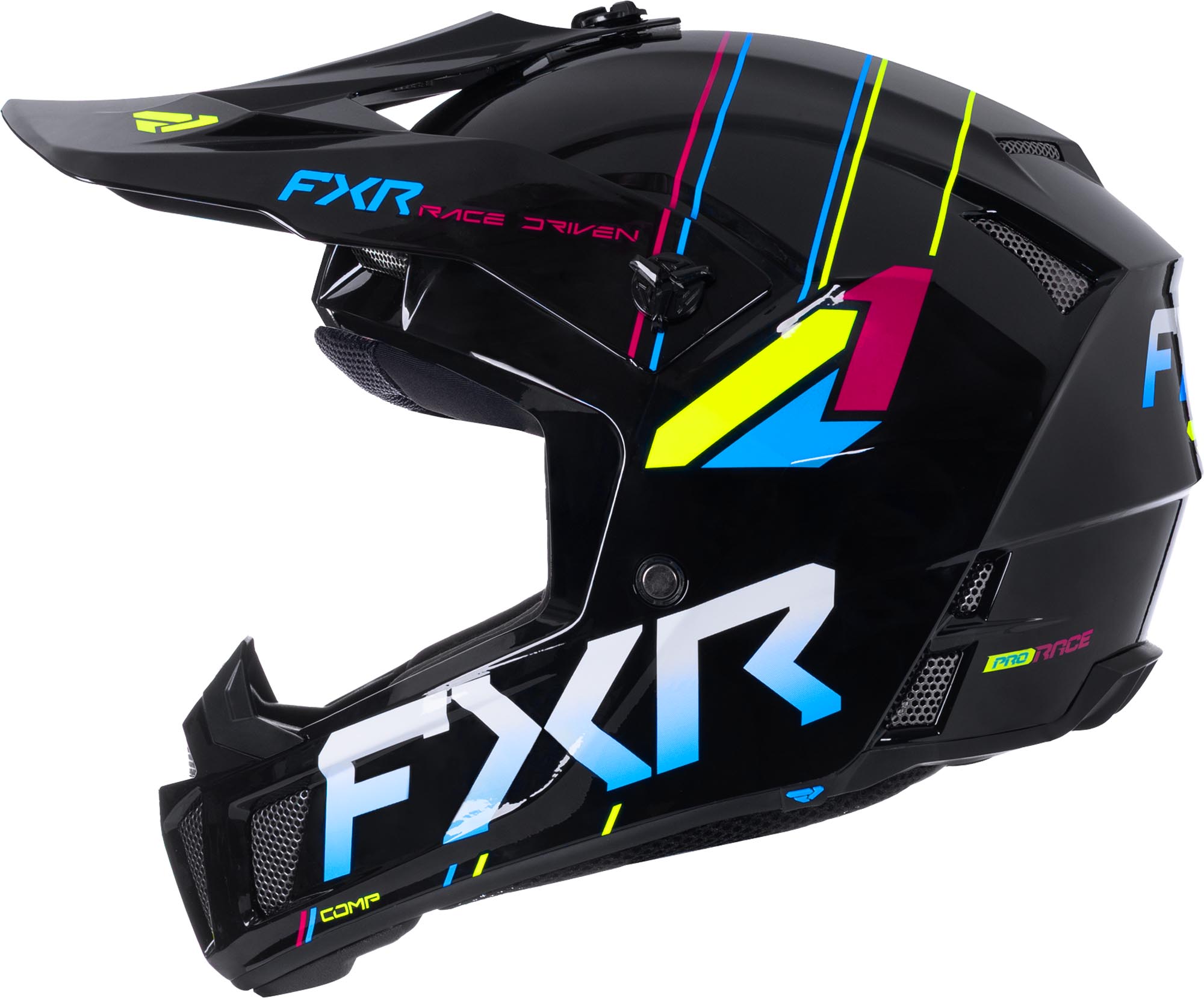 FXR Clutch Cască de motocross pentru tineret Negru/Multicolor L Figura 4