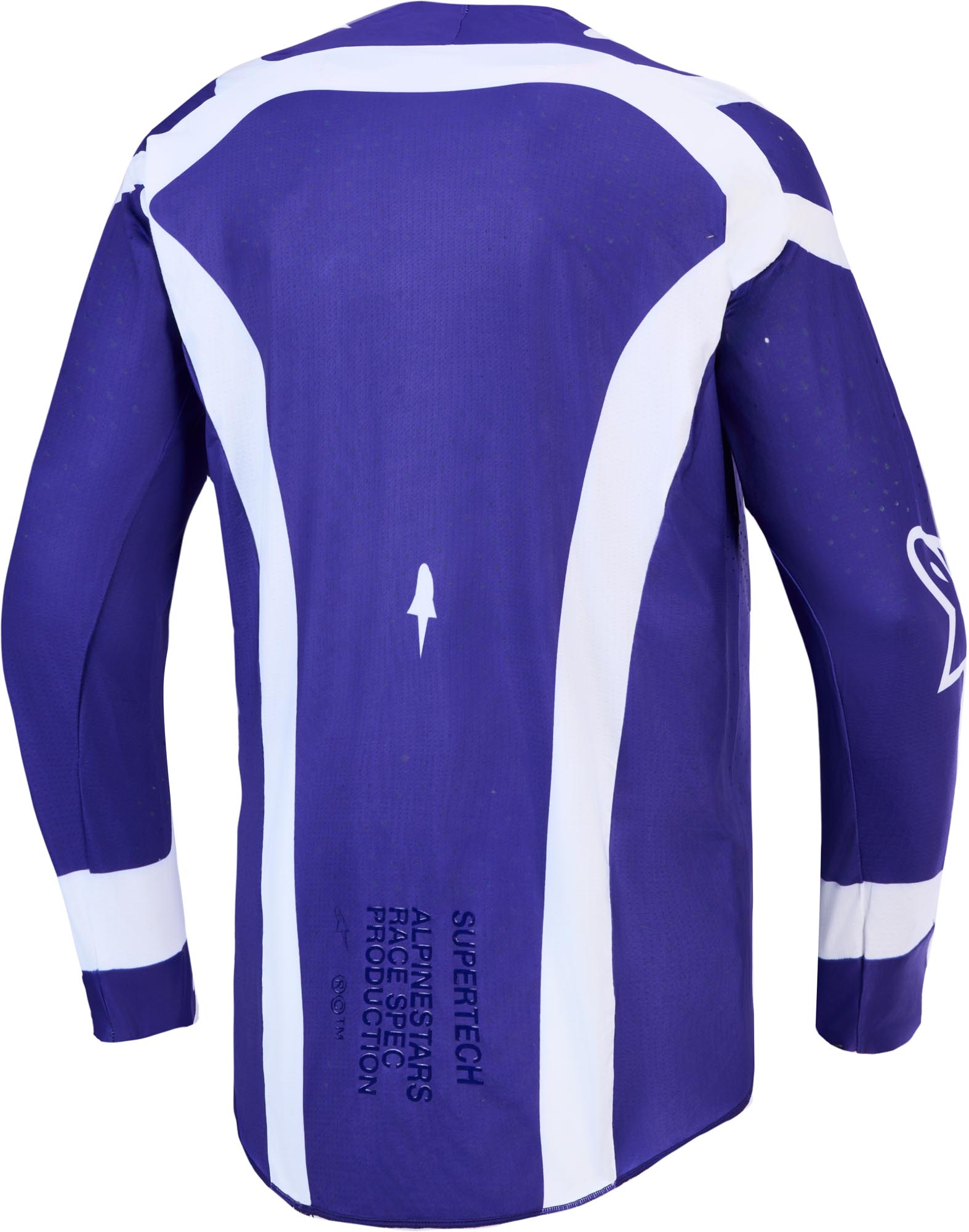 Alpinestars Supertech Vesta Motocross-trui blauw/wit M Figuur 2