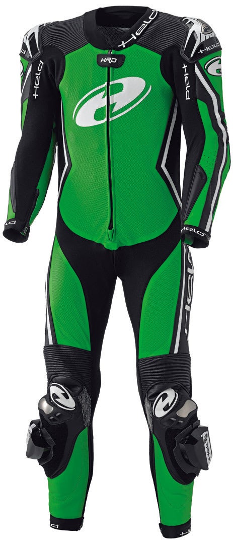 Held Full Speed Combinaison de cuir de moto One Piece noir/vert 52 Figure 1