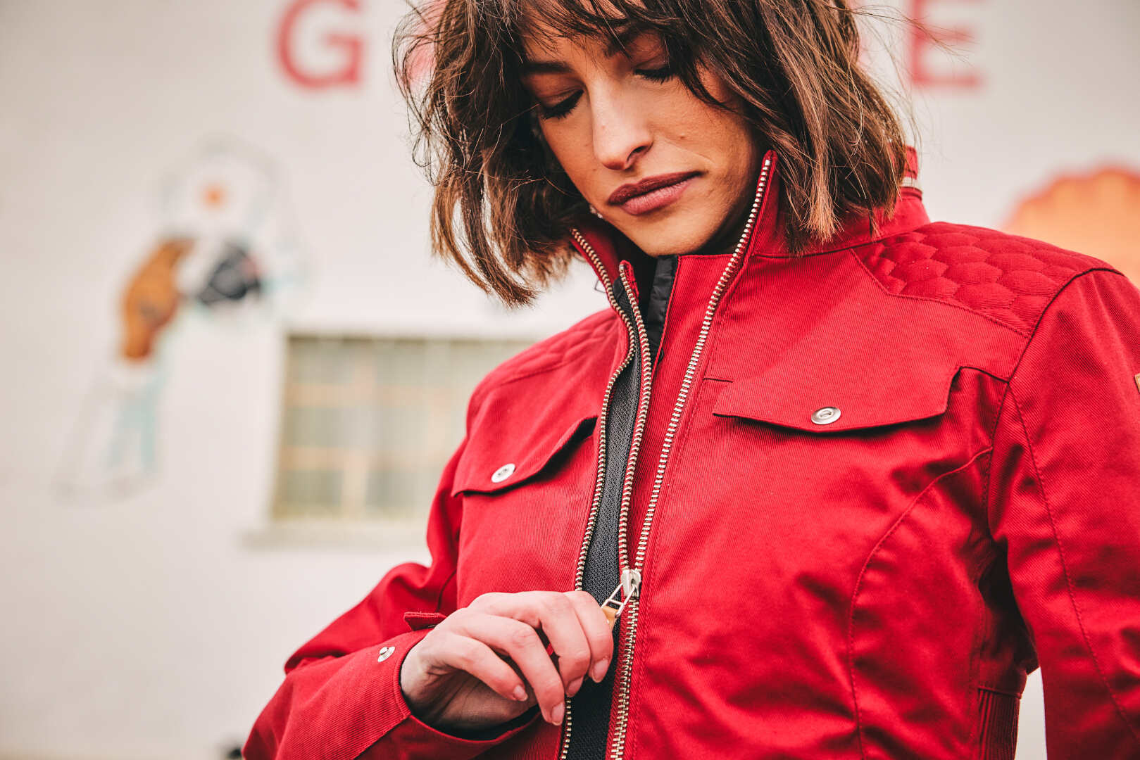 Segura Bahia Ladies Motorcycle Textile Jacket red 44 Figure 5