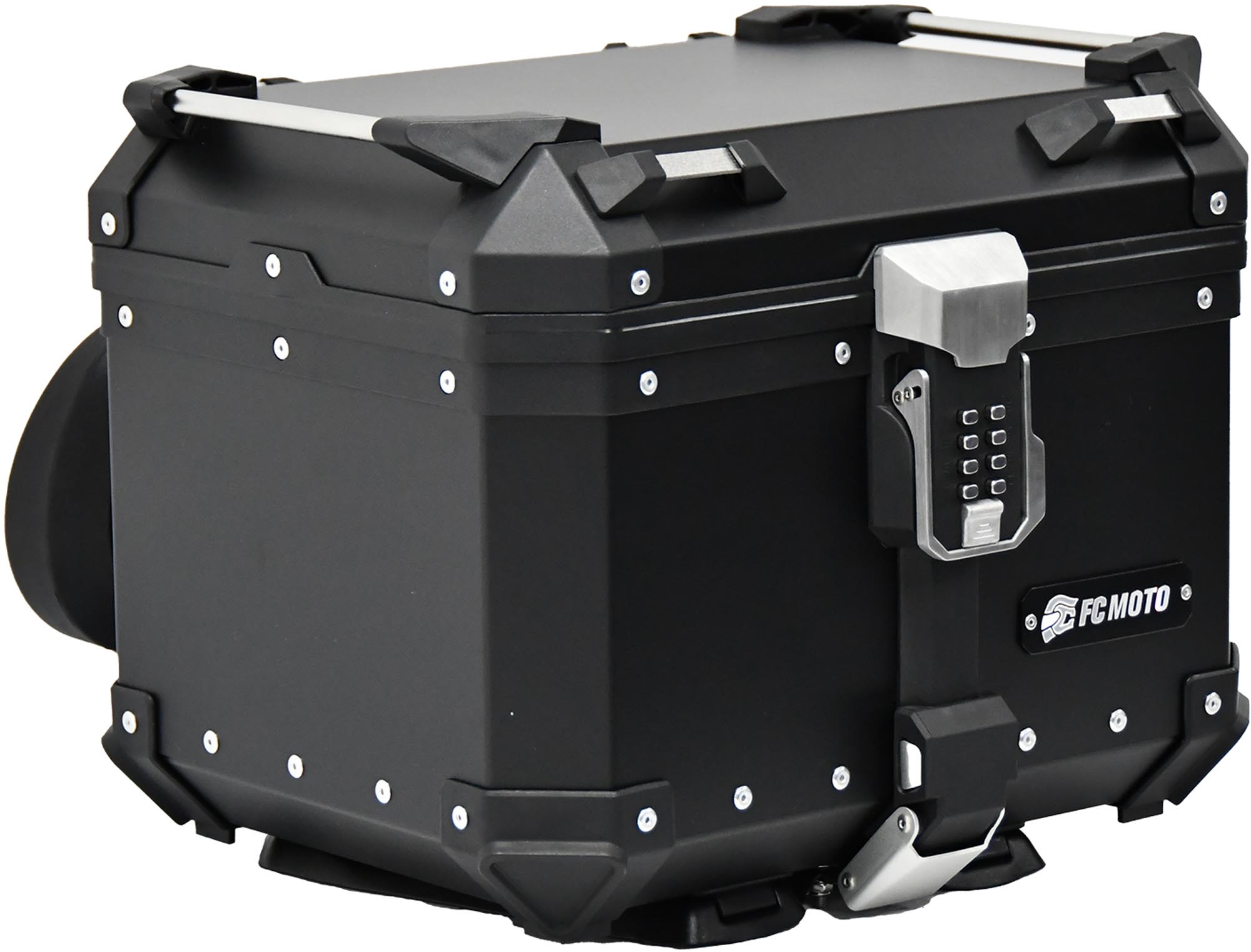FC-Moto Terreno X PRO Nyckellös Alu Topcase med justerbart ryggstöd svart 45 Ltr. Figur 2