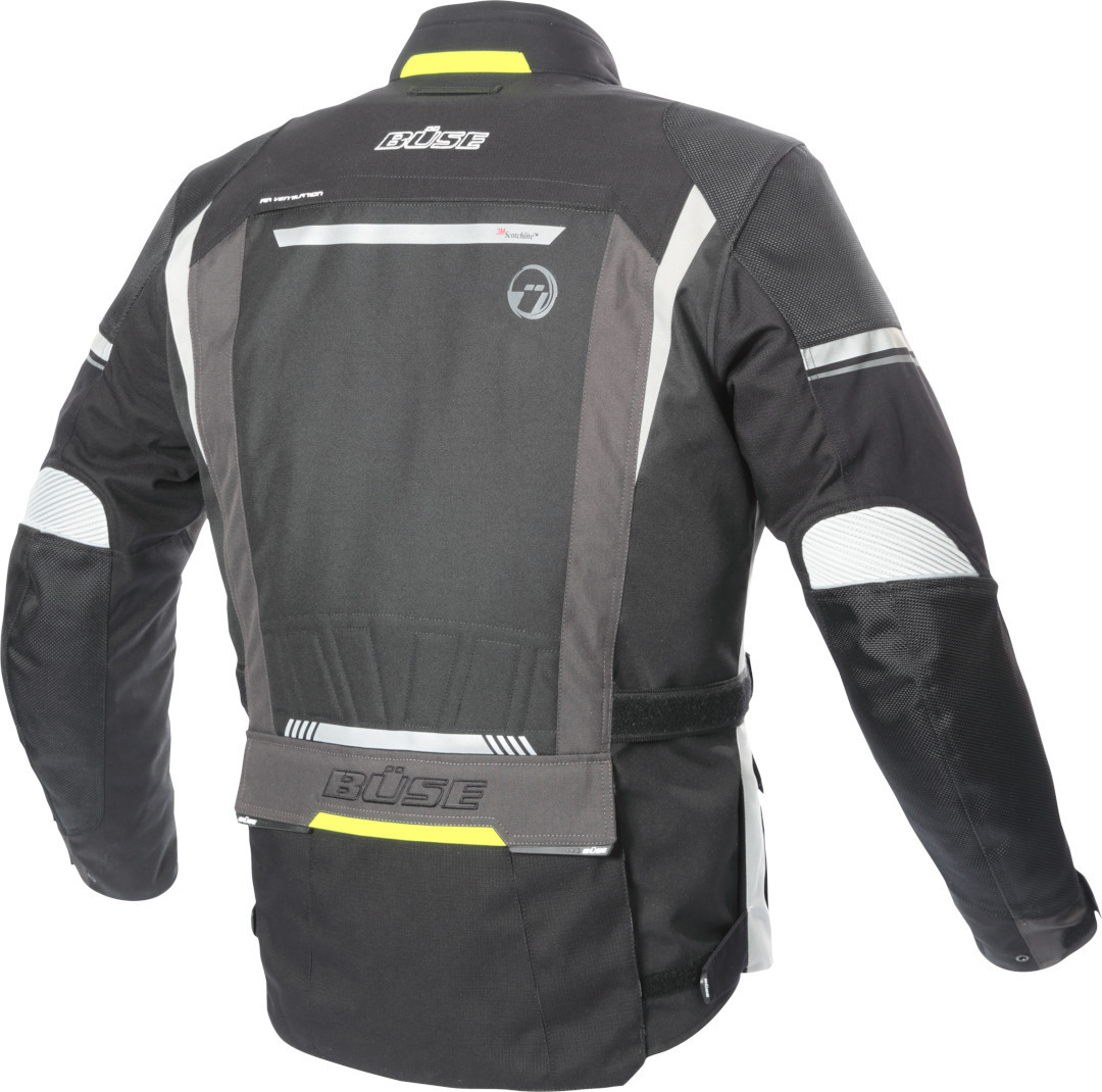 Büse Highland 2 Motorrad Textiljacke schwarz/hellgrau 50 Abbildung 2