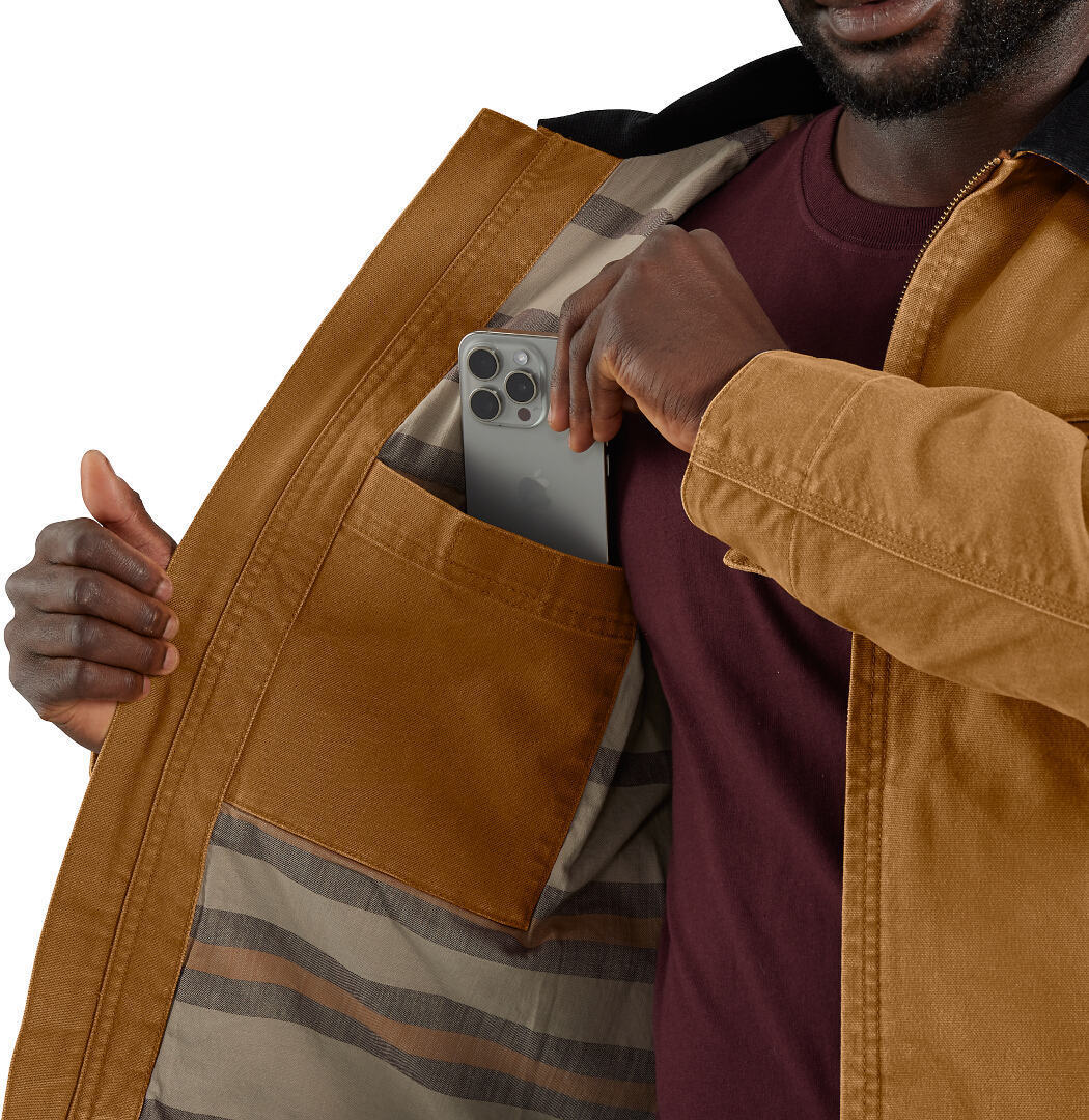 Carhartt Rugged Flex Relaxed Fit Duck Detroit Jacket light brown L Figure 10