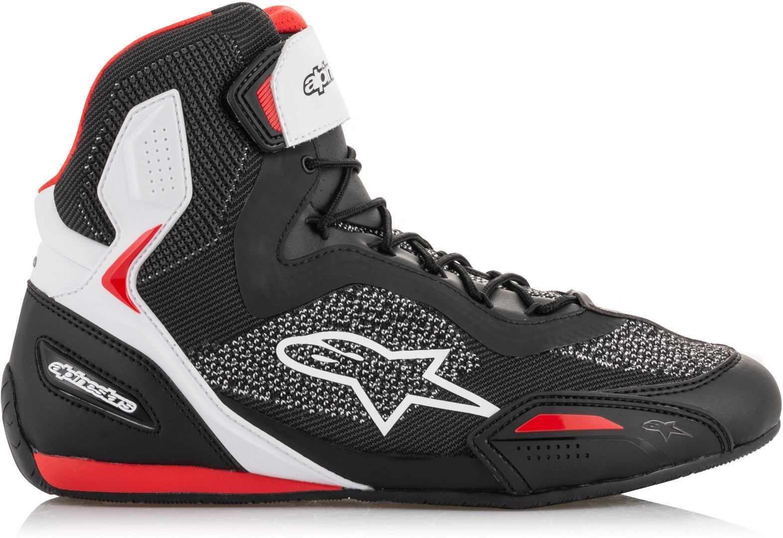 Alpinestars Faster 3 Rideknit Motorcykel sko sort/hvid/rød 11,5 (45) Figur 5