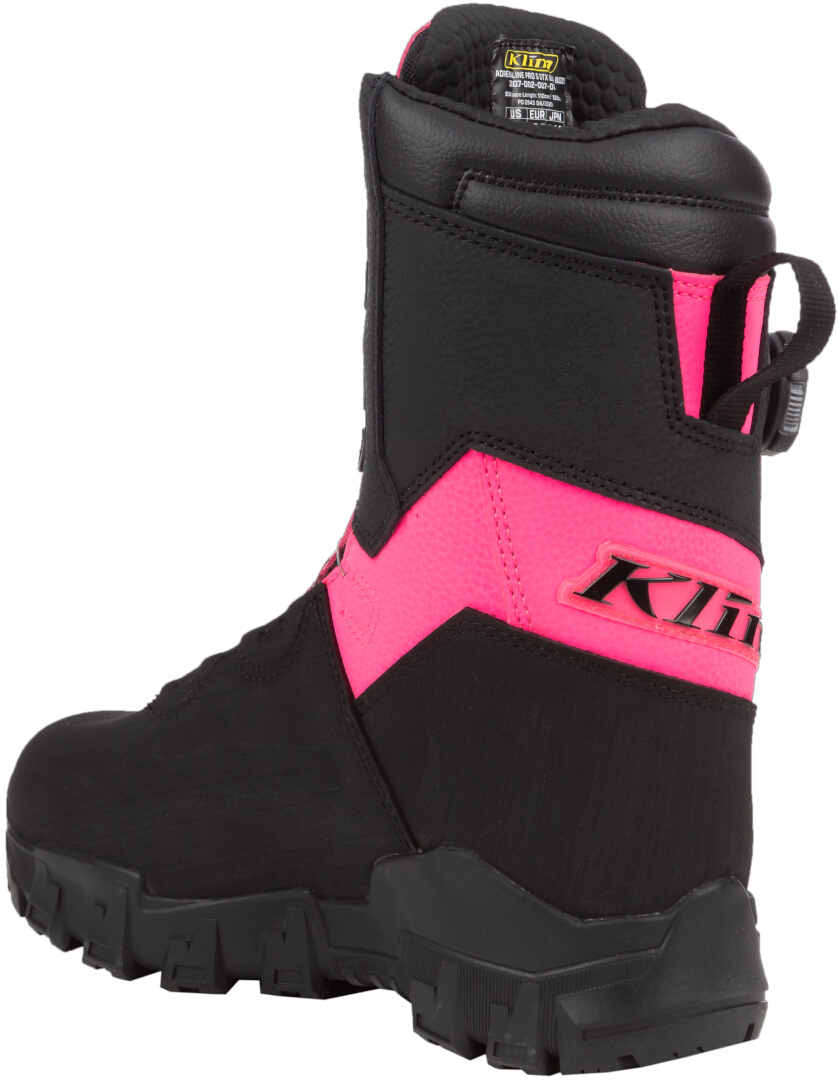 Klim Adrenaline Pro S GTX BOA Cizme pentru snowmobile Negru/roz 7 Figura 6