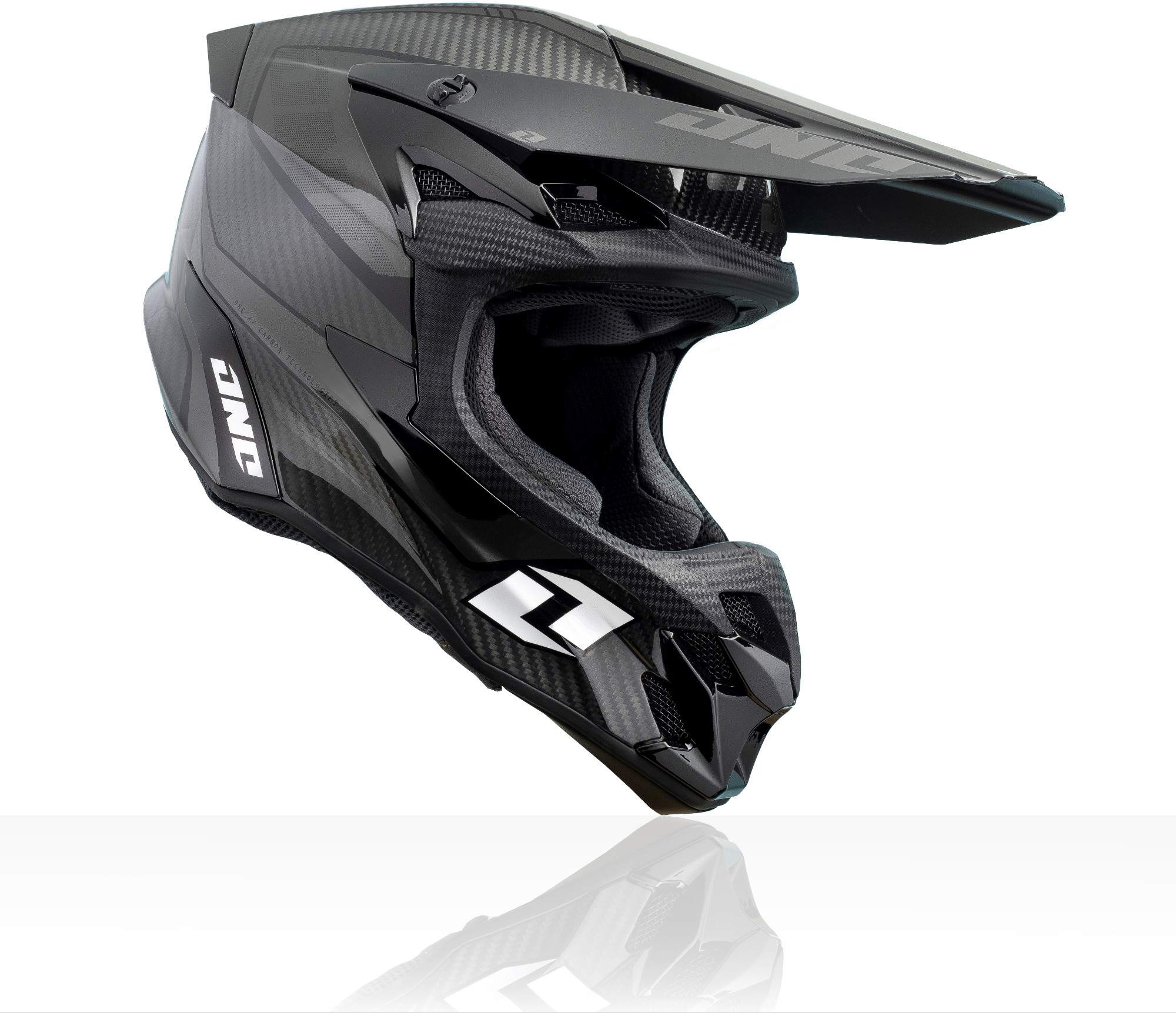 One Industries X-197 Black Onyx Carbon Casco da motocross XL Figura 1