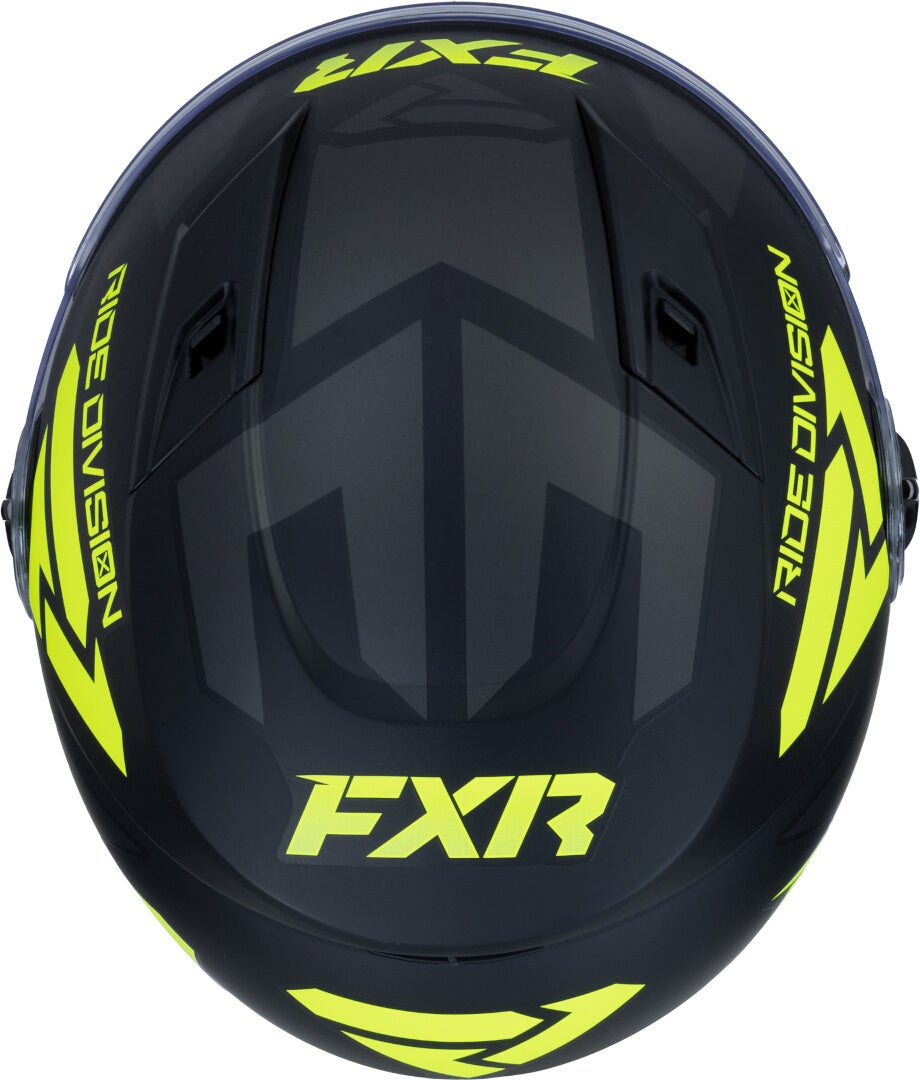 FXR Nitro Core Youth Capacete de Snowmobile preto fosco/amarelo L (53/54) Figura 2
