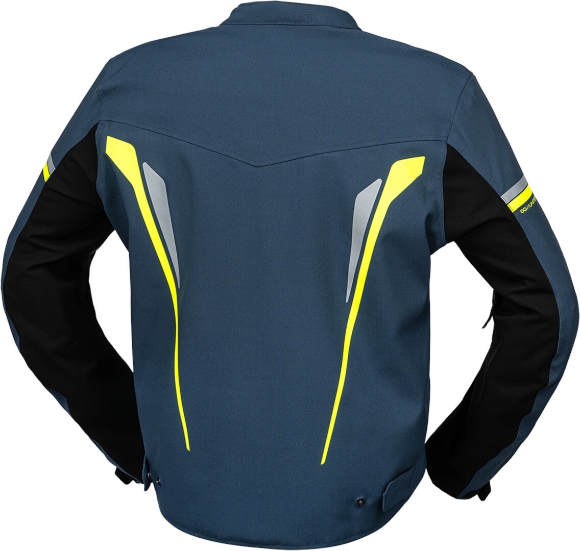 IXS TS-Pro ST+ waterproof Motorcycle Textile Jacket blue/neon-yellow M Figure 2