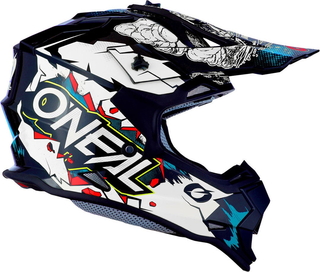 Oneal 2Series Villain Capacete de motocross juvenil Branco L (53/54) Figura 2