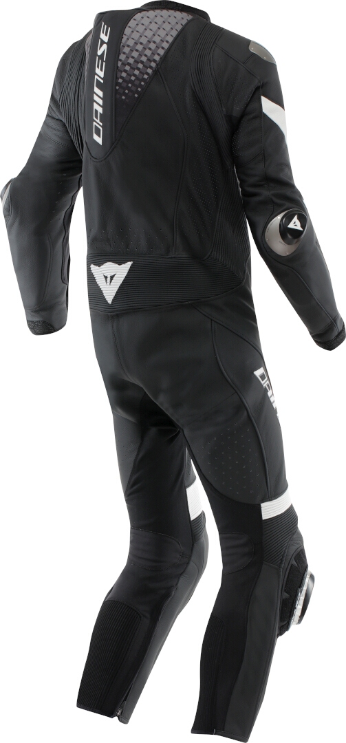 Dainese Laguna Seca 6 2.0 Eénstuks Motorfiets Leren Pak zwart/wit Short 52 Figuur 2