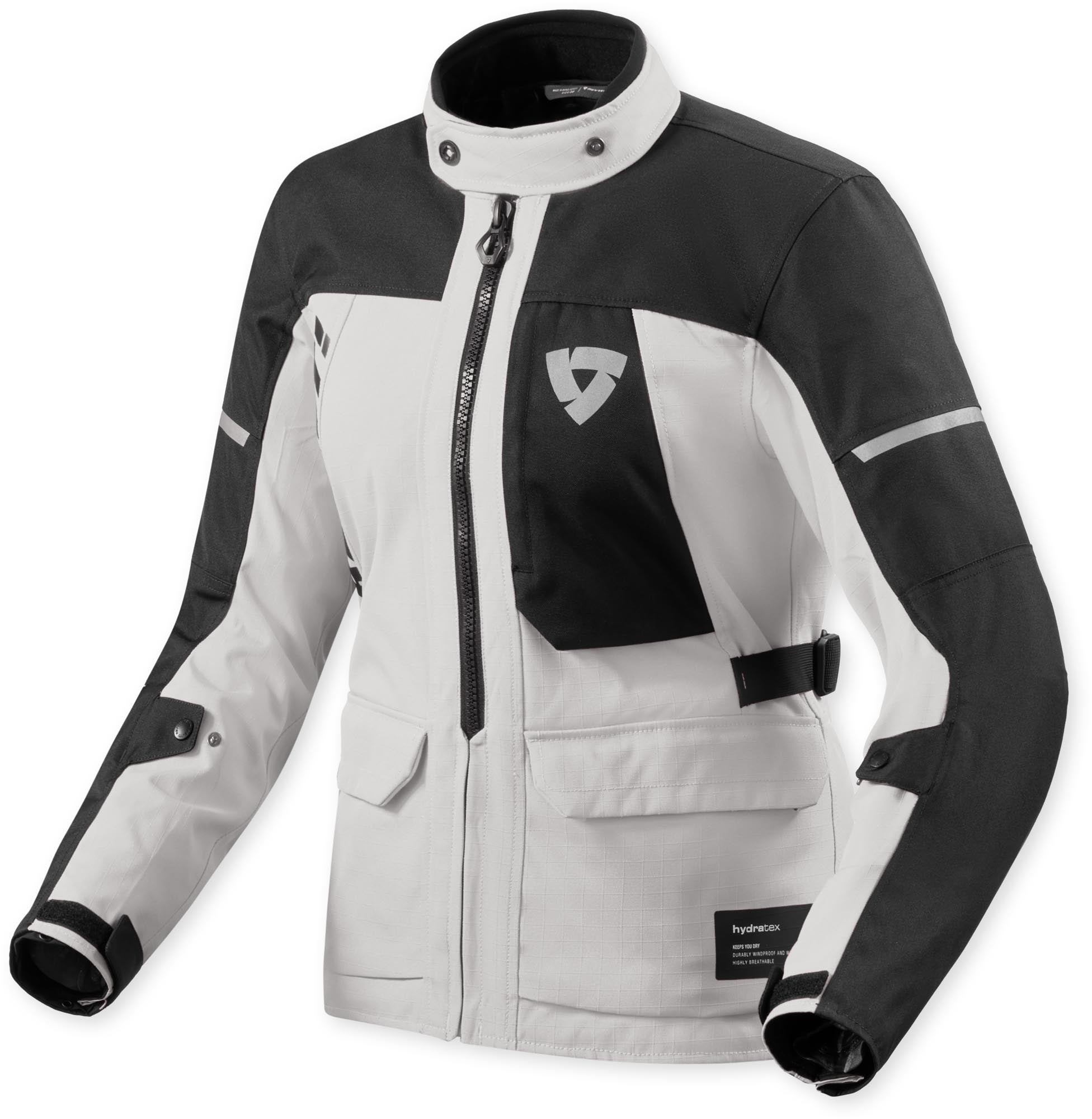 Revit Convergent H2O waterproof Ladies Motorcycle Textile Jacket silver/black 42 Figure 1