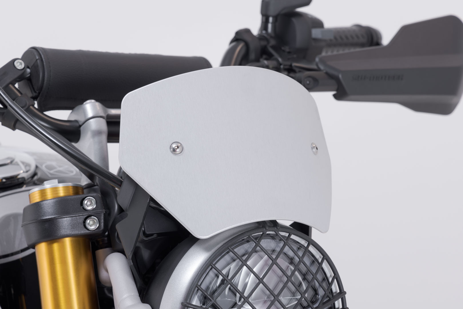Parbrizul SW-Motech - Argintiu. Triumph Scrambler 400 X (23-). Figura 3