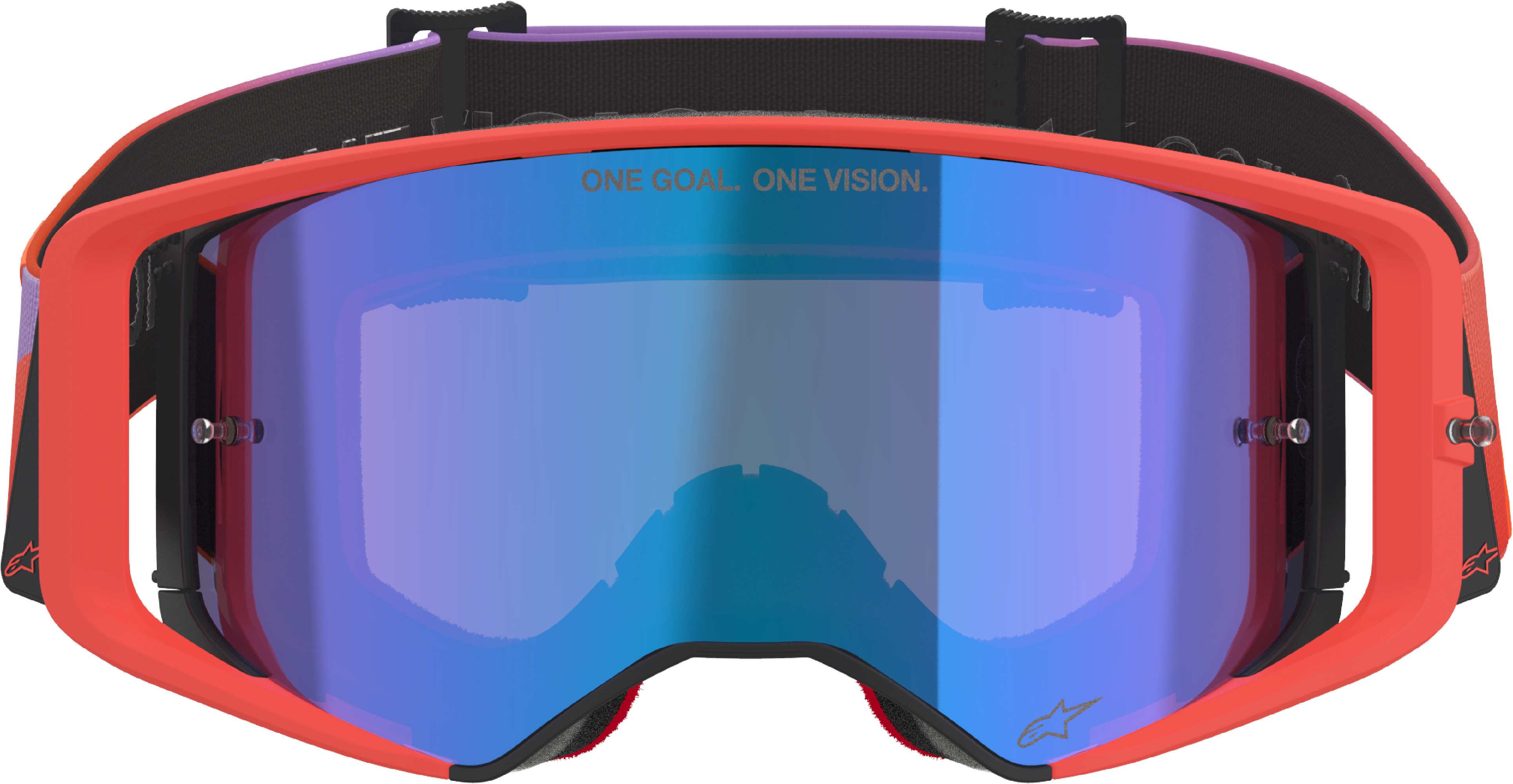 Alpinestars Supertech Vision Corp Ochelari de motocross roșu Figura 3