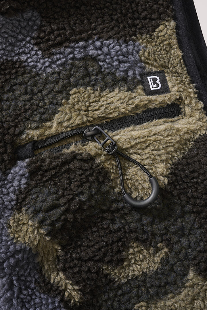 Brandit Teddyfleece Weste dunkles camouflage L Abbildung 3