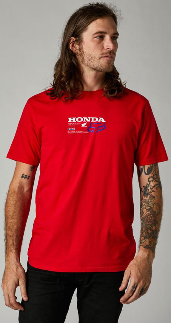 FOX Honda Premium Triko červená L Obrázek 1