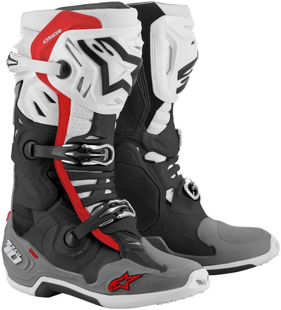 Alpinestars Tech 10 Supervented Motocross Boots black/white/red 12 (47) Figure 1