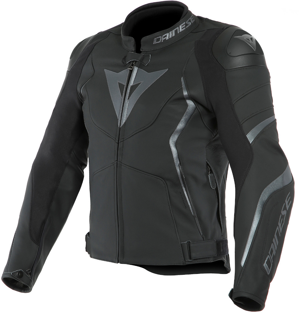 Dainese Avro 4 Motorcycle Leather Jacket black/anthracite 46 Figure 1
